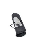 used BabyBjorn Bouncer Balance, Dark Grey/Grey, Black Frame