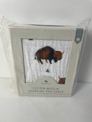 used Little Unicorn Cotton Muslin Changing Pad Cover, Bison