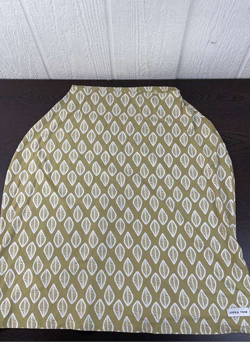 Shop Simka Rose Car Seat Canopy Nursing Cover, Olive Leaf at GoodBuy Gear