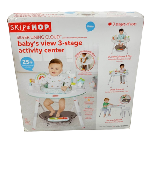 used Skip Hop Silver Lining Cloud Baby's View Activity Center