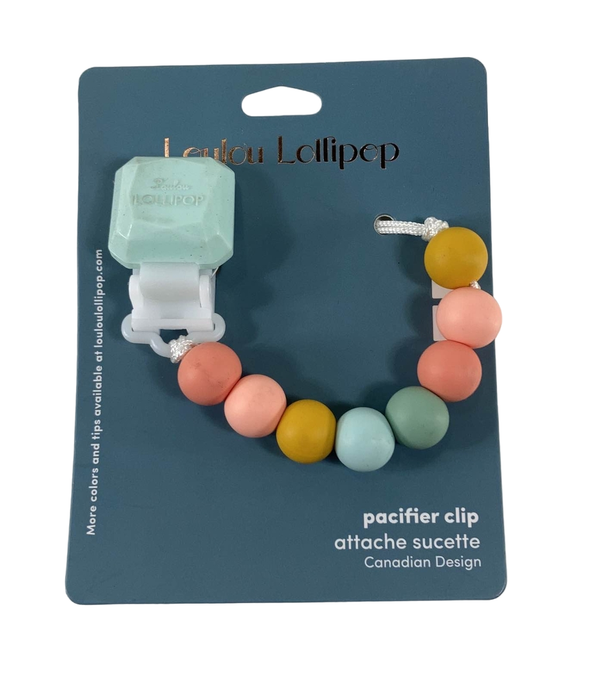 Shop LouLou Lollipop Pacifier Clip, Lolli Gem, Rainbow at GoodBuy Gear
