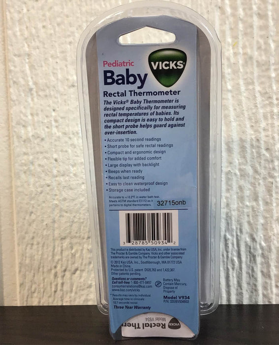 secondhand Vicks Baby Rectal Thermometer