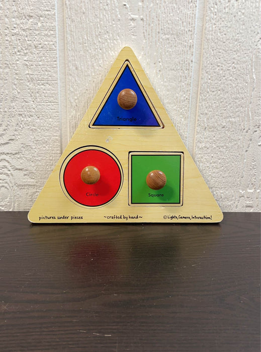 used Melissa & Doug Jumbo Knob Puzzle