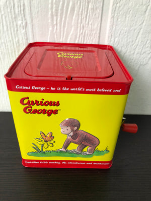 Curious george jack in the hot sale box vintage