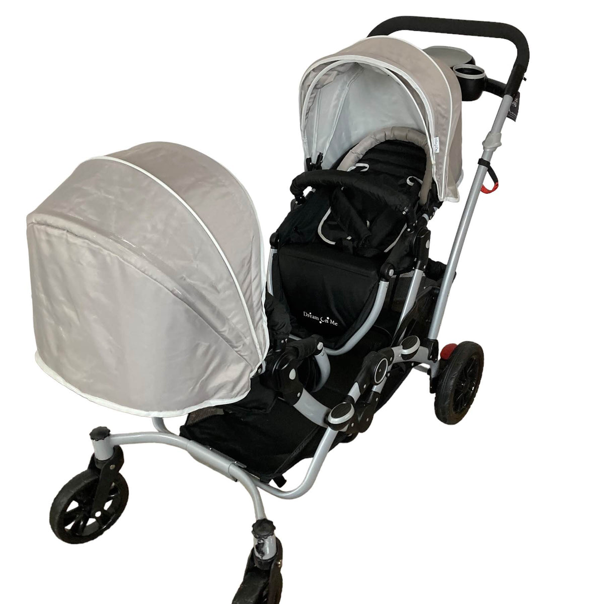 Dream On Me Track Tandem Stroller Face to Face Edition, 2021, Light Gr