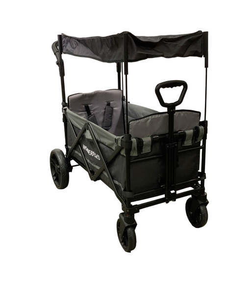 used Wonderfold X2 Push + Pull Double Stroller Wagon, 2023, Stone Gray