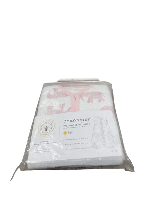 Shop Burt's Bees Baby Beekeeper Wearable Blanket, Medium, 1.5 TOG (Medium Weight), Quilted Blossom Elephants at GoodBuy Gear