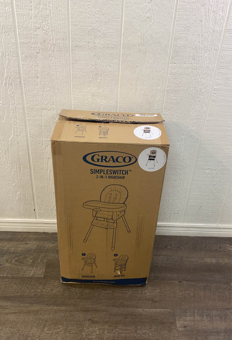 used Graco SimpleSwitch 2-in-1 Convertible High Chair