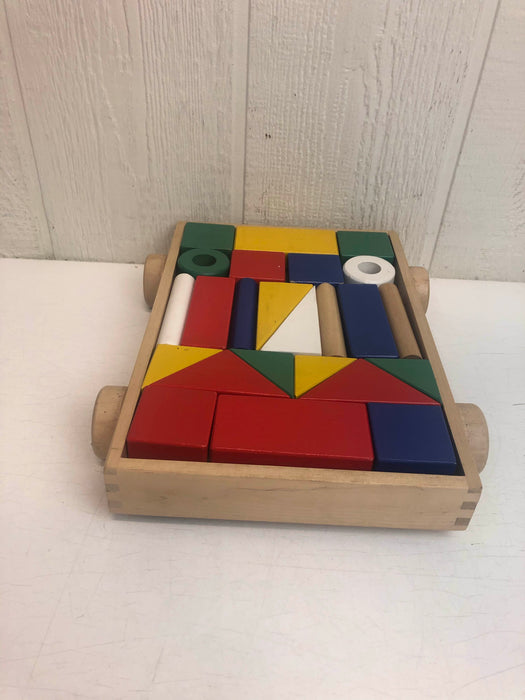 secondhand IKEA MULA Wagon With Blocks