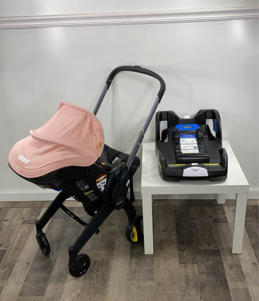 doona infant car seat stroller with base blush pink Doona Infant Car Seat & Stroller Combo, Blush Pink, 2022