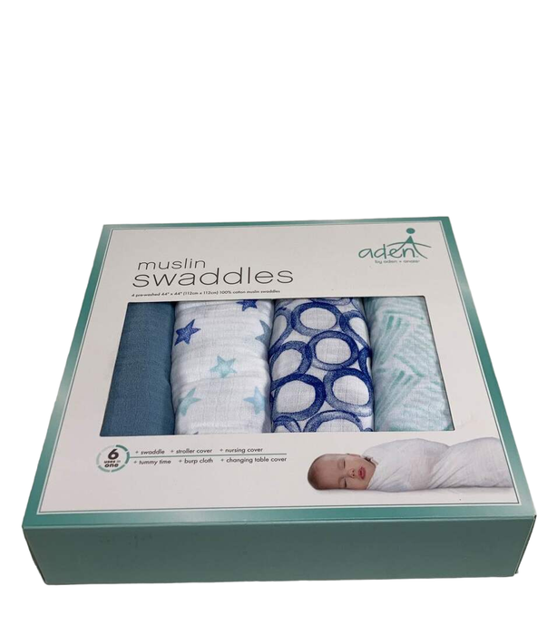 Shop Aden + Anais Cotton Muslin Swaddle, 4pk at GoodBuy Gear
