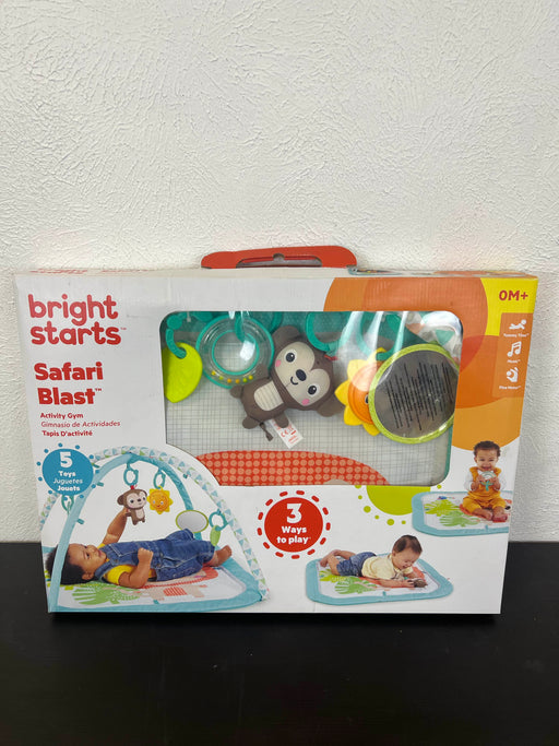 used Bright Starts Activity Gym, Safari Blast