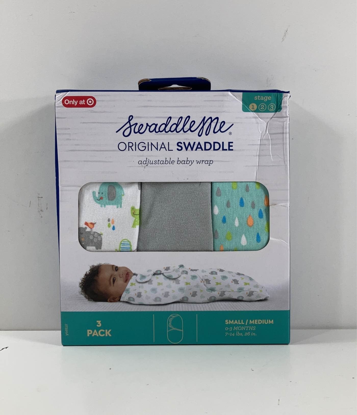 SWADDLE ME Adjustable Baby Wrap Stage 1 (7-14 lbs, 0-3 Months, 26