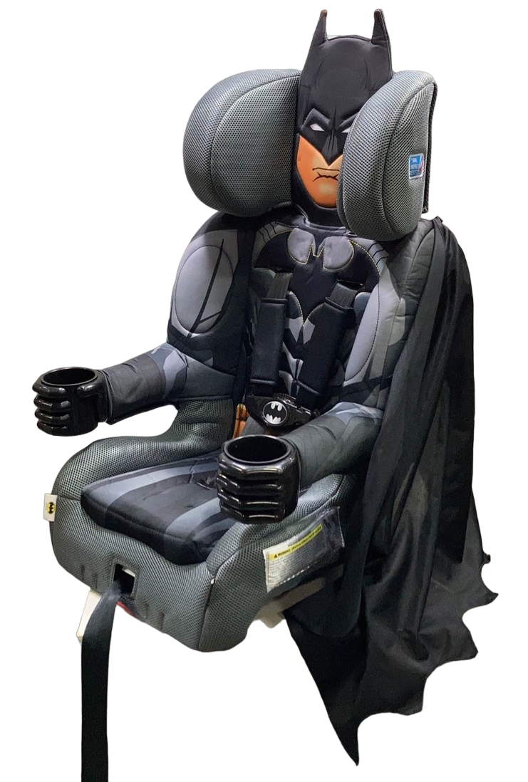 KidsEmbrace 2-in-1 Combination Harness Booster Car Seat, Batman Gray,