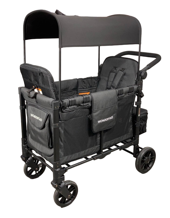 used Wonderfold W2 Elite Multifunctional Stroller Wagon, 2023, Volcanic Black