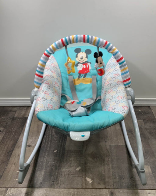 secondhand Bright Starts Baby To Big Kid Rocker, Mickey Mouse