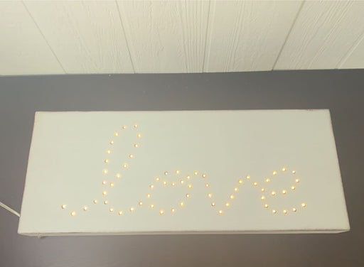 secondhand Restoration Hardware Baby & Child Light Up Love Sign