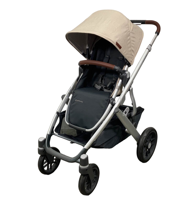 secondhand UPPAbaby VISTA V2 Stroller, 2021, Declan (Oat Melange)