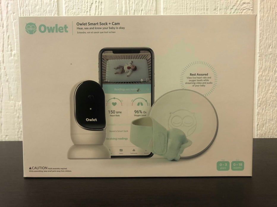 used Owlet Smart Sock Monitor Duo