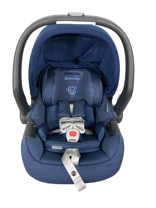 used UPPAbaby MESA MAX Infant Car Seat and Base, DualTech Noa Navy, 2022