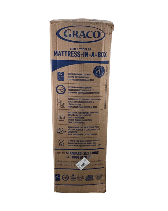 used Graco Premium Foam Crib And Toddler Bed Mattress