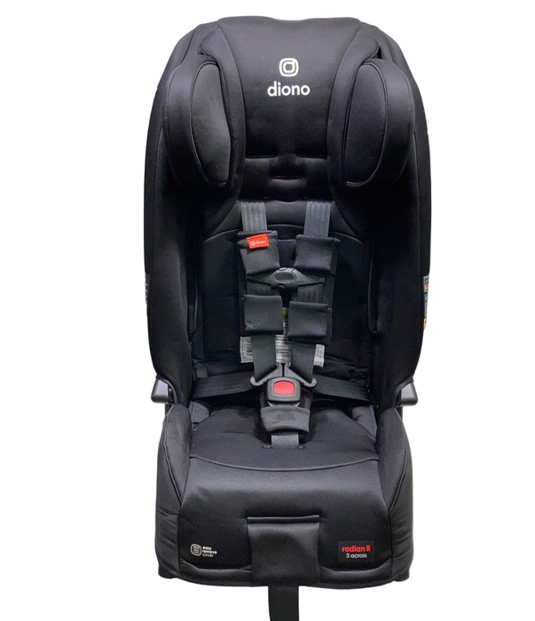 used Diono Radian 3RXT Convertible Car Seat, 2021, Black Jet