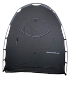 secondhand SlumberPod 3.0 Sleep Canopy, Black with Grey Accents