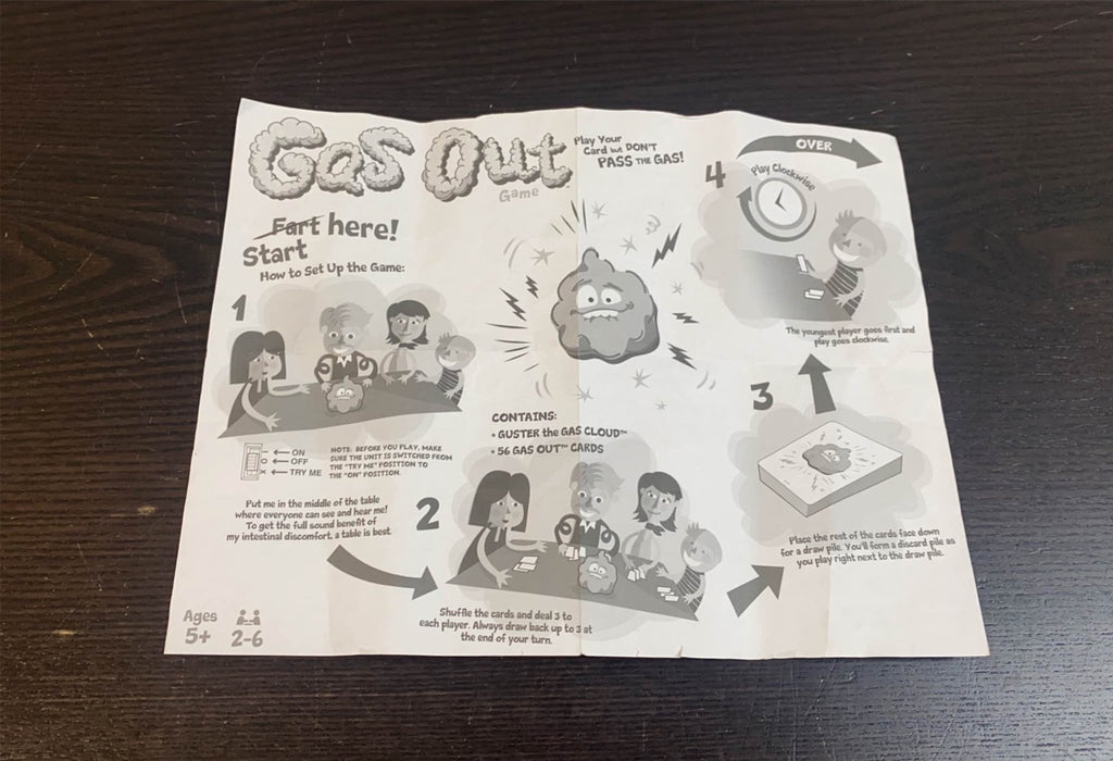 secondhand Mattel Gas Out game