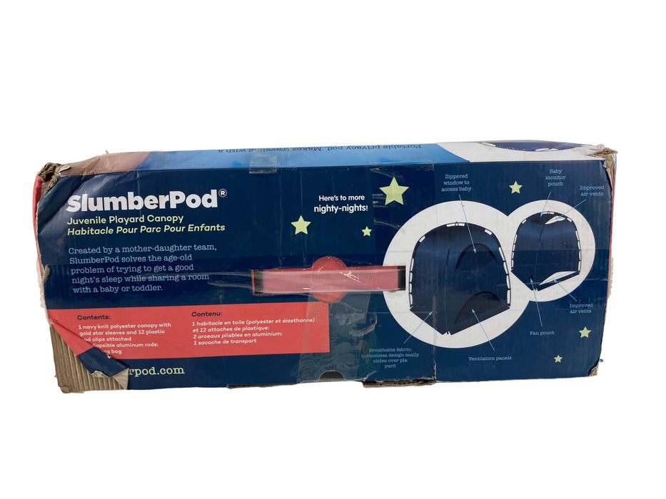 Shop SlumberPod 2.0 Sleep Canopy, Navy With Stars at GoodBuy Gear