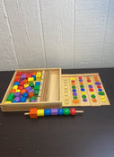 secondhand Melissa & Doug Bead Sequencing Set