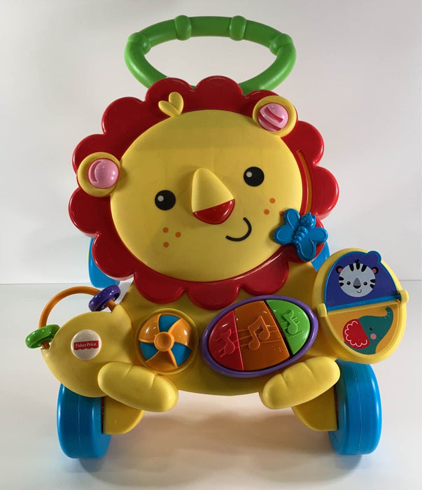 secondhand Fisher Price Musical Lion Walker