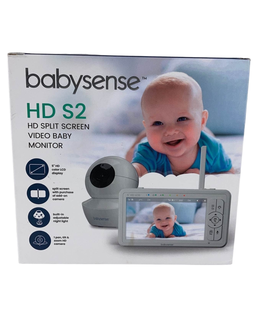 Babysense HD Split Screen Video Baby Monitor S2