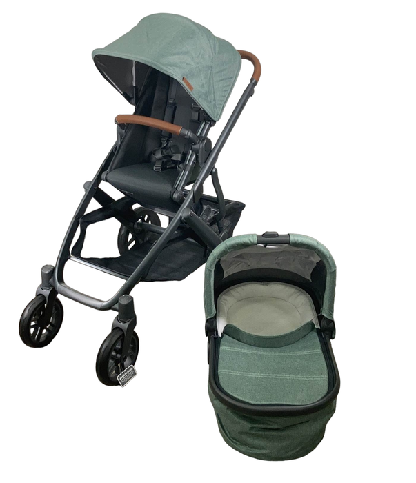 used UPPAbaby VISTA V2 Stroller, 2022, Emmett (Green Melange)