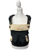 secondhand Ergobaby Four Position 360 Baby Carrier, Black/Tan