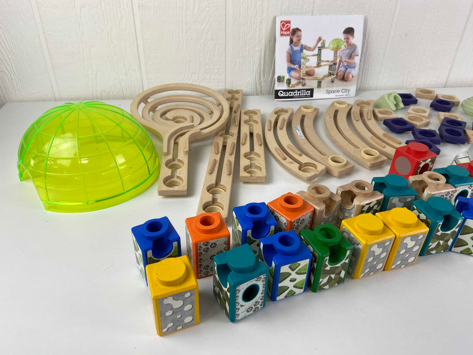 secondhand Hape Quadrilla Marble Run Space City