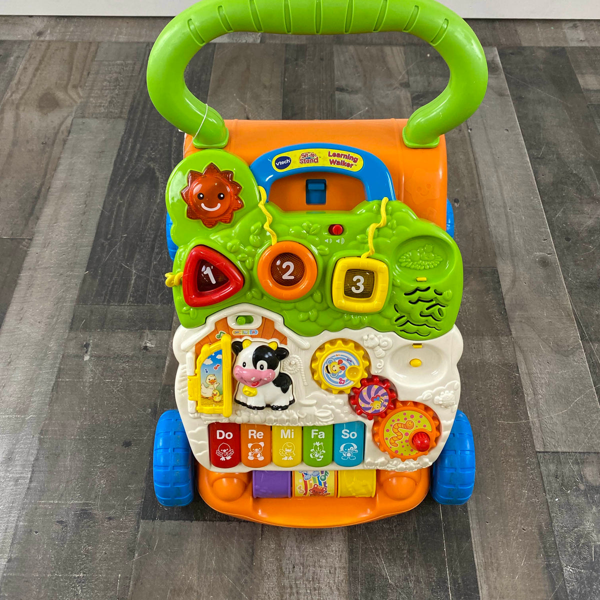 子供用品 VTech Sit-To-Stand Learning Walker Frustration Free Packaging, green VTech Sit-to-Stand Learning Walker (Frustration Free Packaging