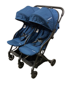 used Mompush Lithe Double Stroller, 2022, Navy