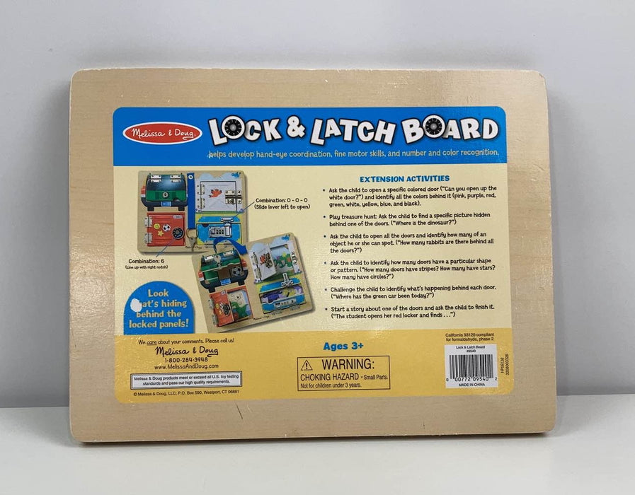 Shop Melissa & Doug Lock & Key Board at GoodBuy Gear