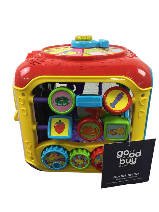 secondhand VTech Sort And Discover Activity Cube