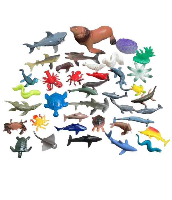 used BUNDLE Plastic Animals