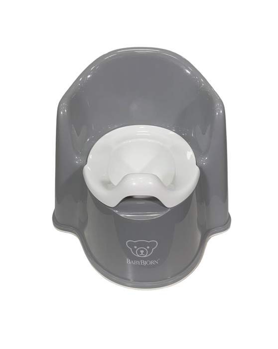 used BabyBjorn Potty Chair, Gray/White