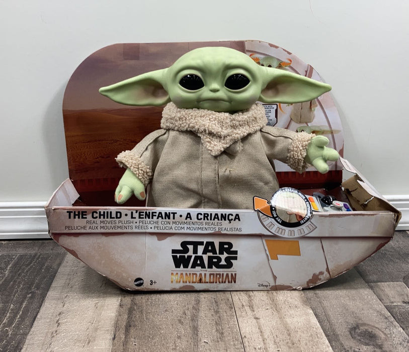 secondhand Disney The Child Real Moves Plush by Mattel – Star Wars: The Mandalorian