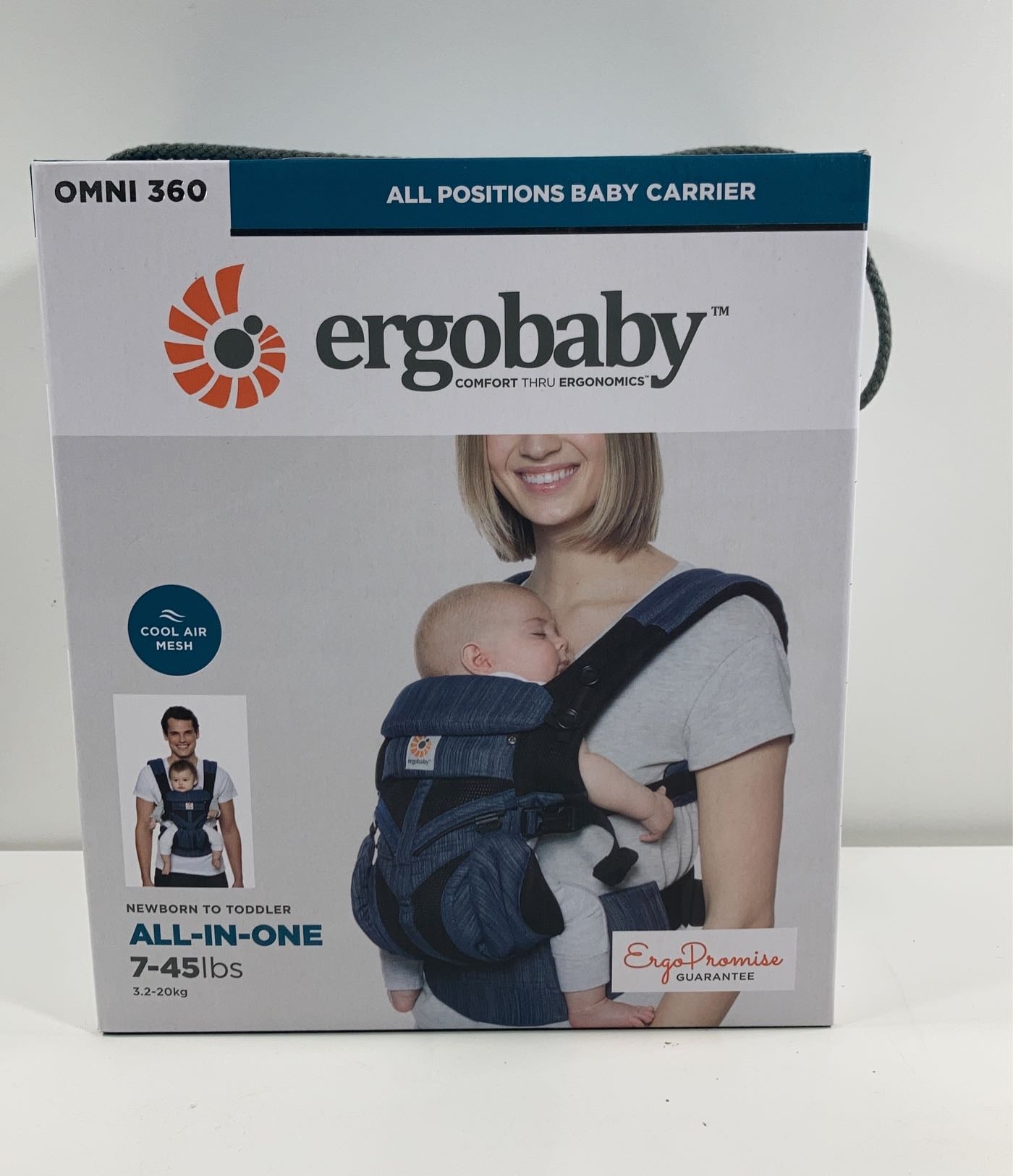 Ergobaby Omni 360 Ergonomic Baby Carrier, Indigo Weave