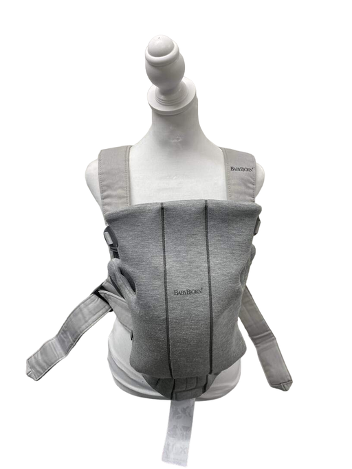 used BabyBjorn Baby Carrier Mini, Light Gray 3D Jersey