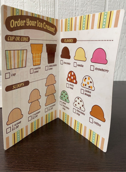 used Melissa & Doug Wooden Scoop & Serve Ice Cream Counter