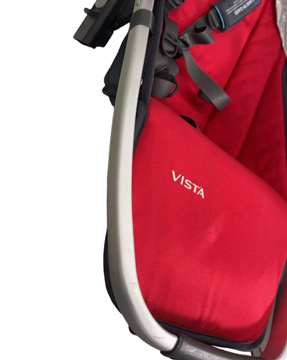 secondhand UPPAbaby VISTA RumbleSeat, Pre-2015, Denny (Red Melange), 2014