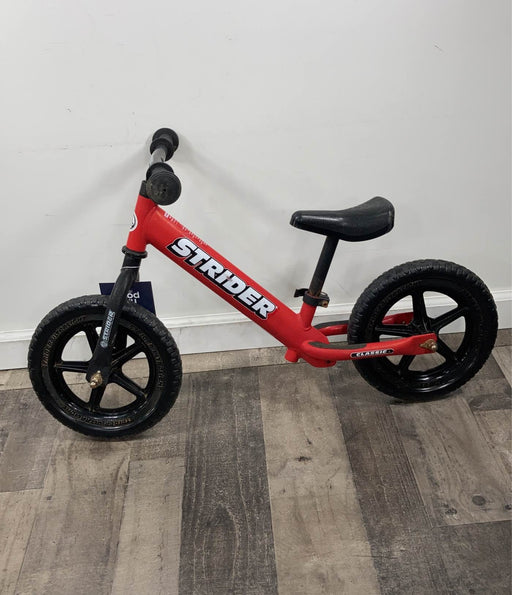 secondhand Strider Balance Bike 12 Classic, Classic 12", Red