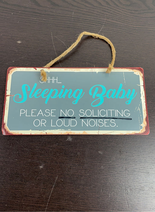 used Baby Sleeping Sign