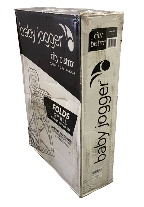 used Baby Jogger City Bistro High Chair, Graphite Gray