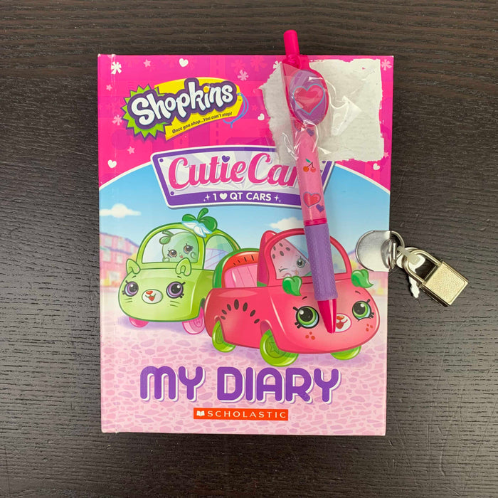 secondhand Shopkins Cutie Cars Diary